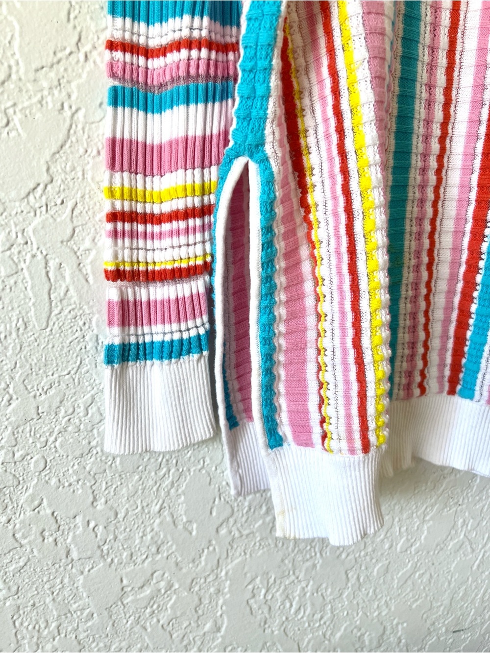 Solid & Striped Colorful Striped Sweater NWOT - Picture 4 of 6